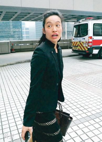 曾昭穎（圖）不服離婚訴訟中獲判14億元贍養費，提出上訴冀獲更多款項。（何偉畧攝）
