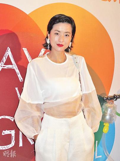徐濠縈表示跑多一、兩個馬拉松後，才考慮為陳奕迅生BB。（攝影/記者﹕柯美）