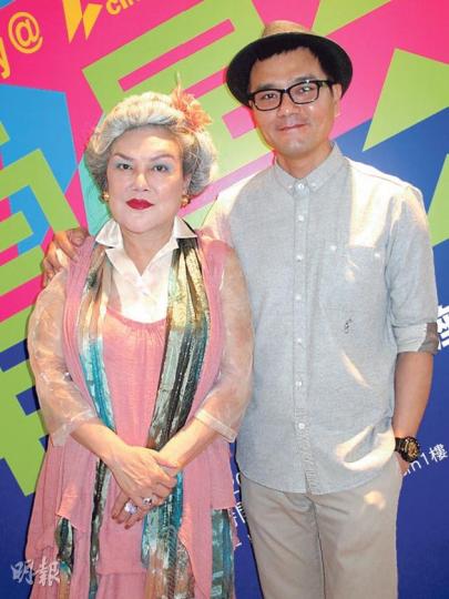 林家棟昨日與邵音音出席電影講座，表示與華仔仍會繼續合作。 （攝影/記者﹕孫慧莊）