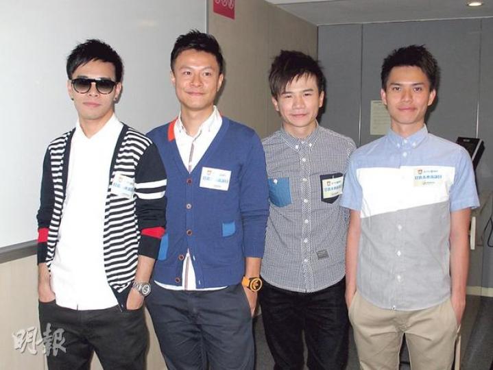 C AllStar明年紅館開騷以歌會友，預先聲明不會曬肌。（攝影/記者﹕孫慧莊）BabyJohn早前拍戲傷腰，看醫生才知背脊舊患仍未好。（攝影/記者﹕孫慧莊）