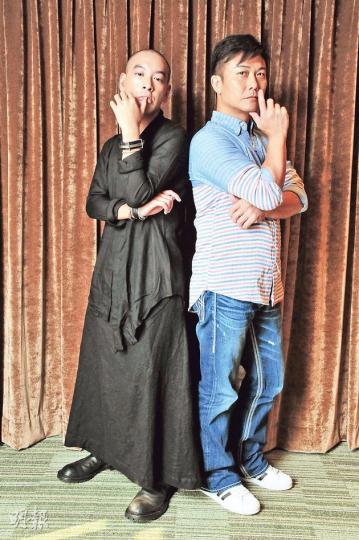 錢小豪覺得麥浚龍是專業的演員，即使初次做導演執導《殭屍》，也很有自己的想法。（攝影：梁迺楠）