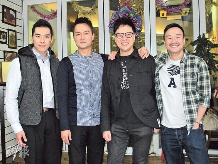 王喜(右起)發起「努力學生餐」計劃,陳志雲率領愛將梁泰來及何基佑撐場支持。(攝影/記者:鍾一虹) 王喜(右起)發起「努力學生餐」計劃,陳志雲率領愛將梁泰來及何基佑撐場支持。(攝影/記者:鍾一虹)