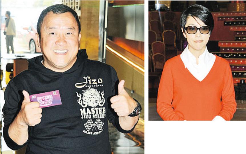 陳芷菁表示曾志偉雖然辭退演協會長一職，但演協晚宴仍出力賣枱。（攝影：陳釗）