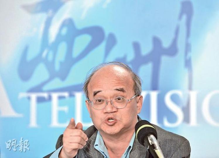 亞視執行董事雷競斌認為港劇黃金時代已過,未來將主力製作時政、資訊及民生節目,以此為「前普選時代」作見證。(盧翊銘攝) 亞視執行董事雷競斌認為港劇黃金時代已過,未來將主力製作時政、資訊及民生節目,以此為「前普選時代」作見證。(盧翊銘攝)