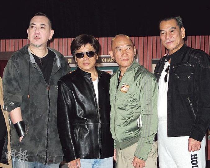 黃秋生(左起)、梁小龍、電影廣告畫師周強、陳觀泰出席「舊日戲院昔日情」展覽,見證電影的發展。(攝影/記者:李潔盈) 黃秋生(左起)、梁小龍、電影廣告畫師周強、陳觀泰出席「舊日戲院昔日情」展覽,見證電影的發展。(攝影/記者:李潔盈)