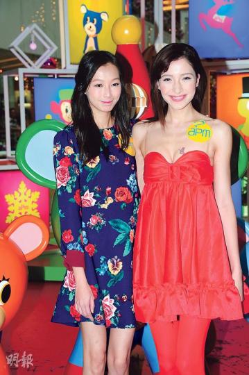 Alice B.(右)性感出擊,輕易搶去趙頌茹(左)的風頭。(攝影/記者:陳釗) Alice B.(右)性感出擊,輕易搶去趙頌茹(左)的風頭。(攝影/記者:陳釗)