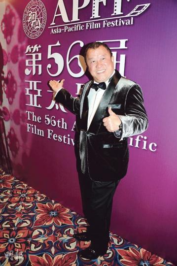 亞太影展今晚頒獎,昨晚先舉行「澳門之夜」,籌委會主席曾志偉率領演員出席。(攝影/記者﹕陳釗) 亞太影展今晚頒獎,昨晚先舉行「澳門之夜」,籌委會主席曾志偉率領演員出席。(攝影/記者﹕陳釗)