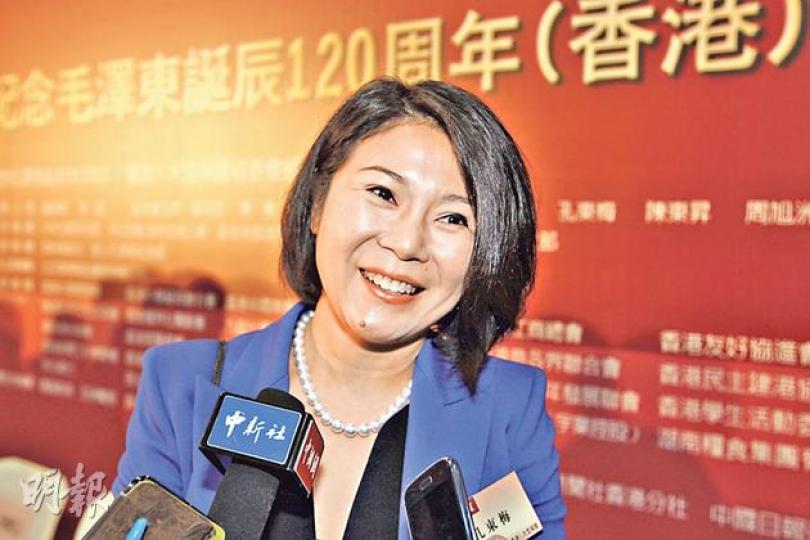 毛澤東外孫女孔東梅認為,時代已經不同,自己作為毛家後代經商並無不妥。(郭慶輝攝) 毛澤東外孫女孔東梅認為,時代已經不同,自己作為毛家後代經商並無不妥。(郭慶輝攝)