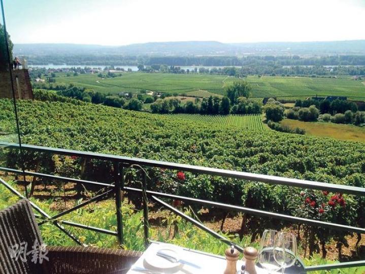 在德國Schloss Johannisberg葡萄園餐廳內,望着遍地種植的Riesling ,印象難忘。(梁惠齡攝)(梁惠齡攝)Riesling是德國最普遍種植的葡萄品種,耐寒、遲熟、酸度高,適合釀製不同的遲摘酒(late harvest wines)。(梁惠齡攝)至愛之選-Schloss Johannisberg是筆者的Riesling至愛選擇。乾之選(左)﹕Schloss Johannisberg Silberlack Riesling 2010/11($477)。甜之選(右)﹕Schlos 在德國Schloss Johannisberg葡萄園餐廳內,望着遍地種植的Riesling ,印象難忘。(梁惠齡攝)(梁惠齡攝)Riesling是德國最普遍種植的葡萄品種,耐寒、遲熟、酸度高,適合釀製不同的遲摘酒(late harvest wines)。(梁惠齡攝)至愛之選-Schloss Johannisberg是筆者的Riesling至愛選擇。乾之選(左)﹕Schloss Johannisberg Silberlack Riesling 2010/11($477)。甜之選(右)﹕Schlos