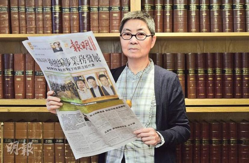 對於《明報》近日更換總編輯事件,曾在1980年代出任《明報》督印人及副總編輯的吳靄儀認為,傳媒在每個年代都有風波,當年的編採人員也常向創辦人查良鏞表達不滿。(余俊亮攝) 對於《明報》近日更換總編輯事件,曾在1980年代出任《明報》督印人及副總編輯的吳靄儀認為,傳媒在每個年代都有風波,當年的編採人員也常向創辦人查良鏞表達不滿。(余俊亮攝)