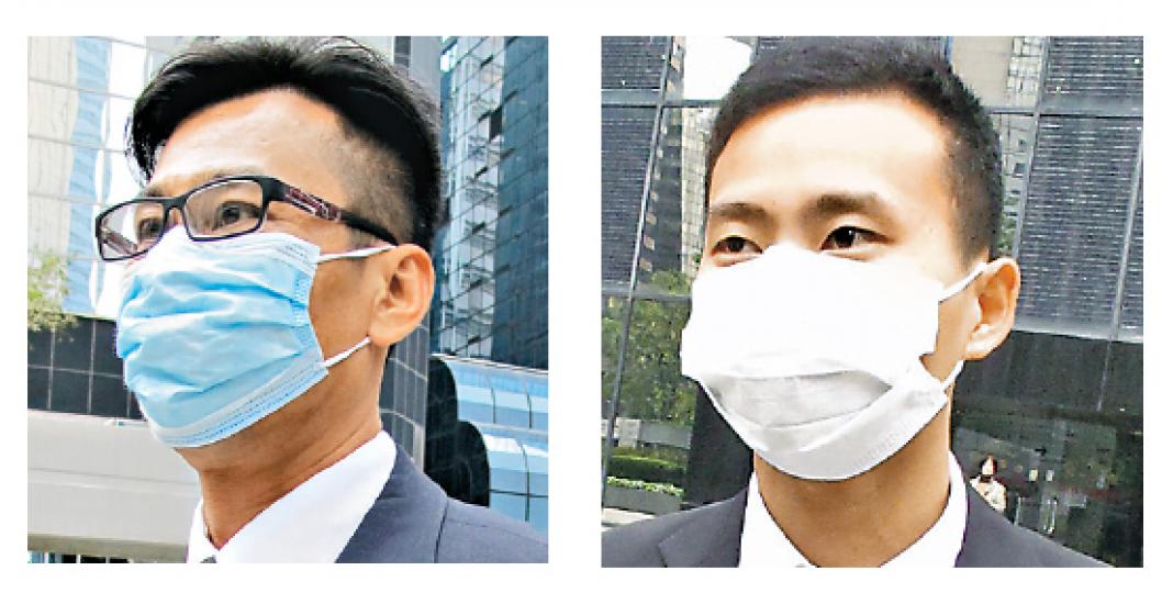 警署警長鄧偉明（左圖）涉嫌假冒下屬警員張志忠（右圖）簽署，並以假文件向銀行以張的名義申請按揭，最後獲批210萬元貸款。（羅慧茵攝）