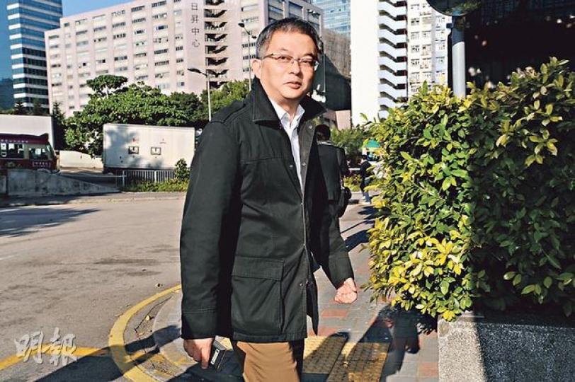 被告林樹圻(圖)昨被裁定罪名成立,獲准保釋候判。(胡景禧攝) 被告林樹圻(圖)昨被裁定罪名成立,獲准保釋候判。(胡景禧攝)