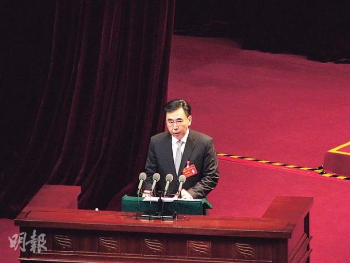 廣東省長朱小丹(圖)在工作報告中提出,今年要實現經濟增長8.5%的目標。(明報記者攝) 廣東前省長朱森林(圖)見到記者拍照,面帶微笑說:「你照我的相?」(明報記者攝) 出席廣東人大會議開幕式的廣東省人大前主任盧鐘鶴(中排左起)、深圳前市委書記李灝、前省長朱森林。(明報記者攝) 廣東省長朱小丹(圖)在工作報告中提出,今年要實現經濟增長8.5%的目標。(明報記者攝) 廣東前省長朱森林(圖)見到記者拍照,面帶微笑說:「你照我的相?」(明報記者攝) 出席廣東人大會議開幕式的廣東省人大前主任盧鐘鶴(中排左起)、深圳前市委書記李灝、前省長朱森林。(明報記者攝)