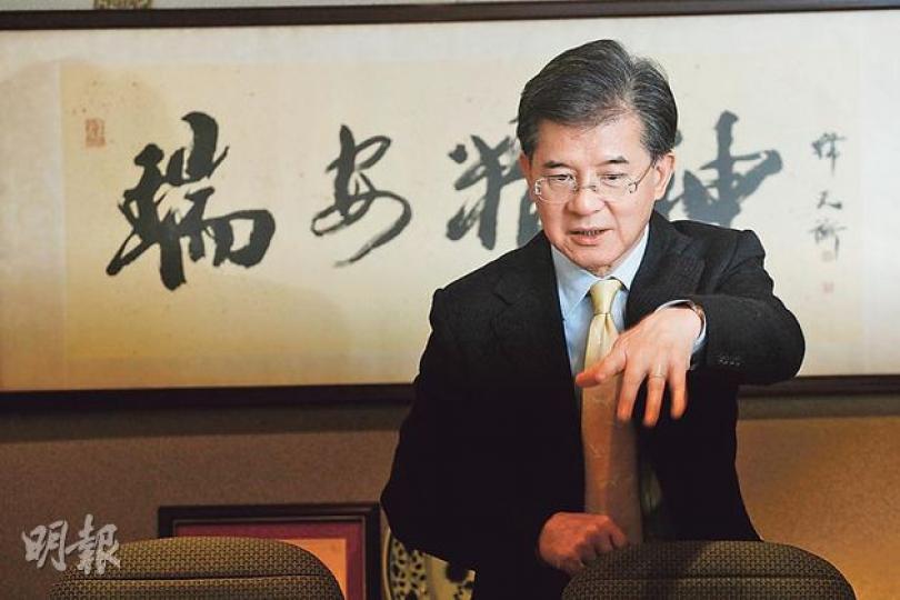 瑞安房地產主席羅康瑞坦言公司過去幾年發展「退得太後」，此次出山將重組瑞安，加速在國內拿地；旗下中國新天地未來將專做商業物業，預計明年分拆上市。（李紹昌攝）