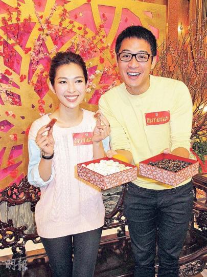 陳智燊與宋熙年昨日以情侶檔上陣,談到結婚問題,兩人甚有默契。(攝影/記者﹕鍾一虹) 陳智燊與宋熙年昨日以情侶檔上陣,談到結婚問題,兩人甚有默契。(攝影/記者﹕鍾一虹)