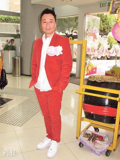 黎耀祥表示聞黃宗澤戀上楊崢都有點驚訝，但也戥他們開心。（攝影/記者﹕鍾一虹）