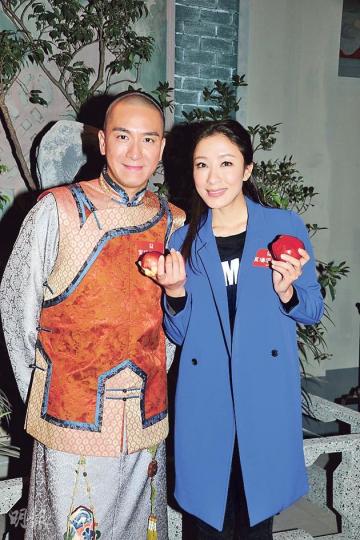 馬國明（左）與楊怡（右）再次合作，默契十足。（攝影/記者：陳釗）陳山聰於劇中飾馬國明的哥哥，對再次投入拍劇已習慣。（攝影/記者：陳釗）