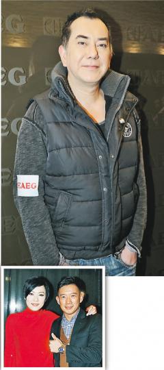 田蕊妮護丈夫杜汶澤（小圖）窒黃秋生，秋生昨日抵死回應。（攝影：鍾偉茵）