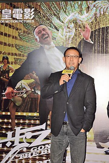 姜文前晚為執導電影《一步之遙》造勢。（攝影/記者﹕鍾一虹）