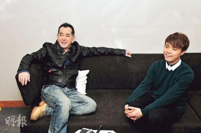 黃秋生(左)跟張敬軒(右)將於舞台劇合作,軒仔表示未被秋生鬧過。(攝影/記者:柯美) 黃秋生(左)跟張敬軒(右)將於舞台劇合作,軒仔表示未被秋生鬧過。(攝影/記者:柯美)