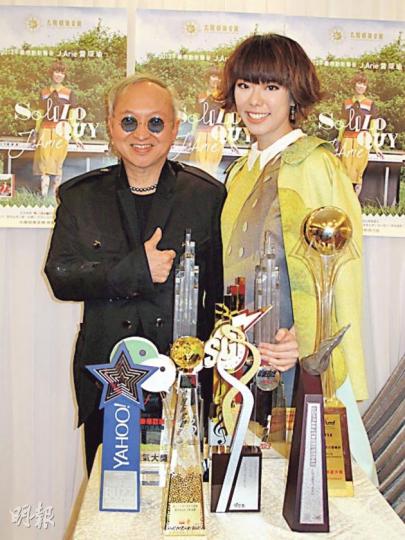 黃柏高大讚J.Arie是他近10年遇到的最靚聲歌手。(攝影/記者﹕孫慧莊) 黃柏高大讚J.Arie是他近10年遇到的最靚聲歌手。(攝影/記者﹕孫慧莊)