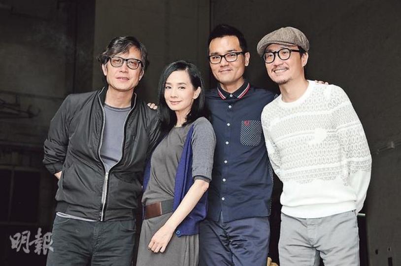 劉偉強(左起)、毛舜筠、林家棟及鄭中基為今屆金像獎頒獎禮任司儀。(攝影﹕鍾偉茵) 劉偉強(左起)、毛舜筠、林家棟及鄭中基為今屆金像獎頒獎禮任司儀。(攝影﹕鍾偉茵)