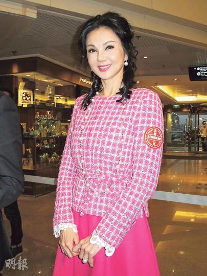 謝玲玲表示介紹女仔給大仔林孝賢,但未必有用。(攝影/記者﹕李潔盈) 謝玲玲表示介紹女仔給大仔林孝賢,但未必有用。(攝影/記者﹕李潔盈)