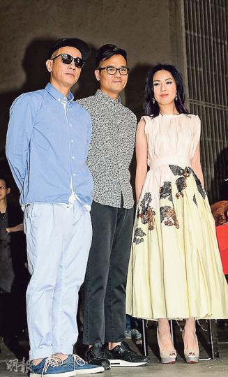 小春、林家棟及楊千嬅望頒獎禮一切順利。(攝影﹕孫華中) 小春、林家棟及楊千嬅望頒獎禮一切順利。(攝影﹕孫華中)