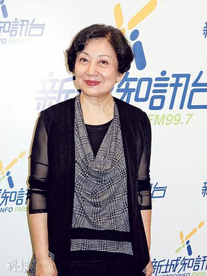 鮑起靜十分關心亞視的動向。(攝影/記者:楊安莉) 鮑起靜十分關心亞視的動向。(攝影/記者:楊安莉)