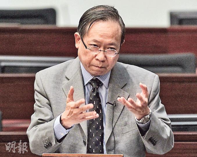 黎棟國指香港與內地執法機關互相尊重彼此執法的權責,兩地執法人員不在對方司法管轄區執法。(郭慶輝攝) 黎棟國指香港與內地執法機關互相尊重彼此執法的權責,兩地執法人員不在對方司法管轄區執法。(郭慶輝攝)