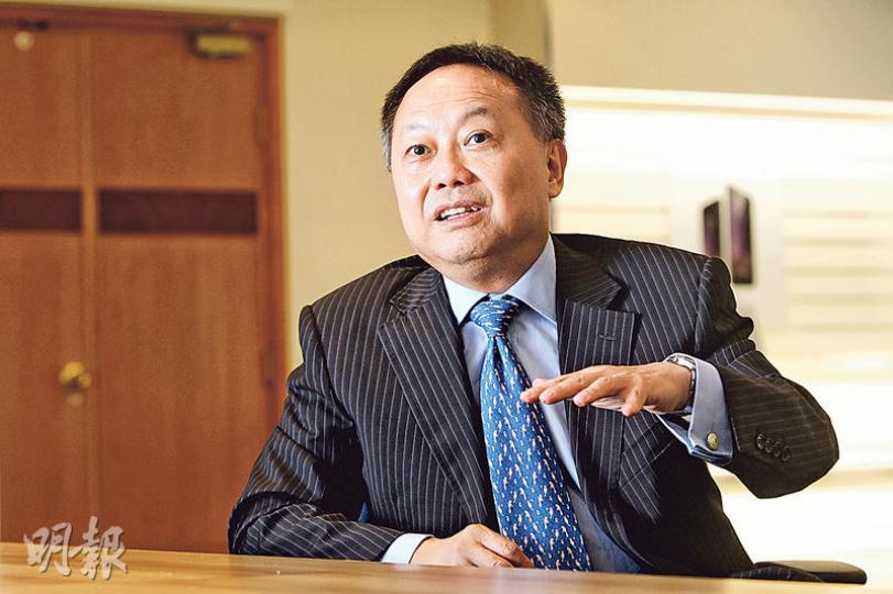 數碼通總裁黎大鈞8月底會全面退出數碼通,表明不再擔任顧問或非執行董事,因要懂得放手。(林俊源攝) 數碼通總裁黎大鈞8月底會全面退出數碼通,表明不再擔任顧問或非執行董事,因要懂得放手。(林俊源攝)