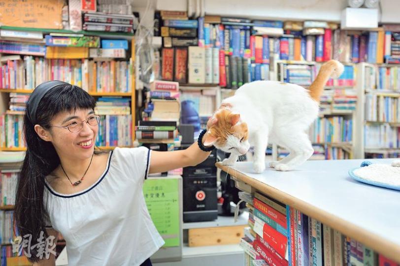 森記負責人陳琁稱冀港人養動物前要三思，「人有權要求貓狗入屋，可以選擇拋棄牠們；但動物從來無選擇權」。（鄧宗弘攝）