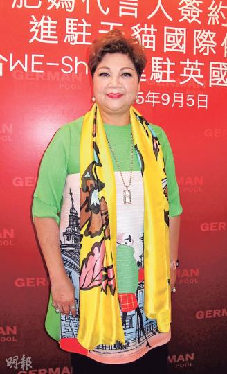 肥媽獲廚具品牌委任為期兩年的代言人,勁袋逾百萬酬勞。(攝影鎅O者:鍾一虹) 肥媽獲廚具品牌委任為期兩年的代言人,勁袋逾百萬酬勞。(攝影鎅O者:鍾一虹)