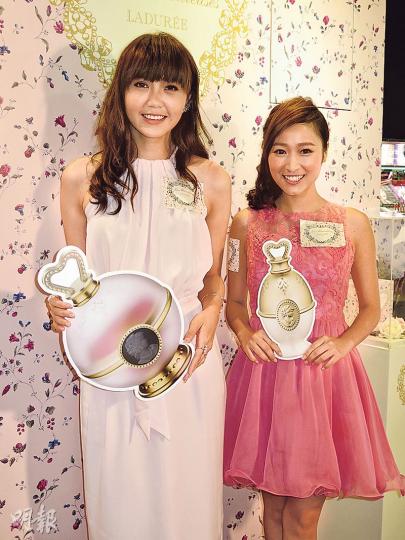 吳若希(左)與黃美棋(右)對扮靚各有心得。(攝影/記者﹕孫慧莊) 吳若希(左)與黃美棋(右)對扮靚各有心得。(攝影/記者﹕孫慧莊)