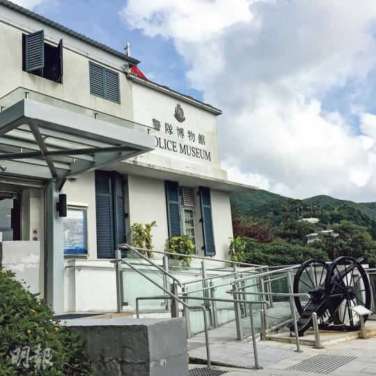 警隊於山頂甘道嘅警隊博物館,有六七暴動嘅展板及展品。(梁煥敏攝) 警隊於山頂甘道嘅警隊博物館,有六七暴動嘅展板及展品。(梁煥敏攝)