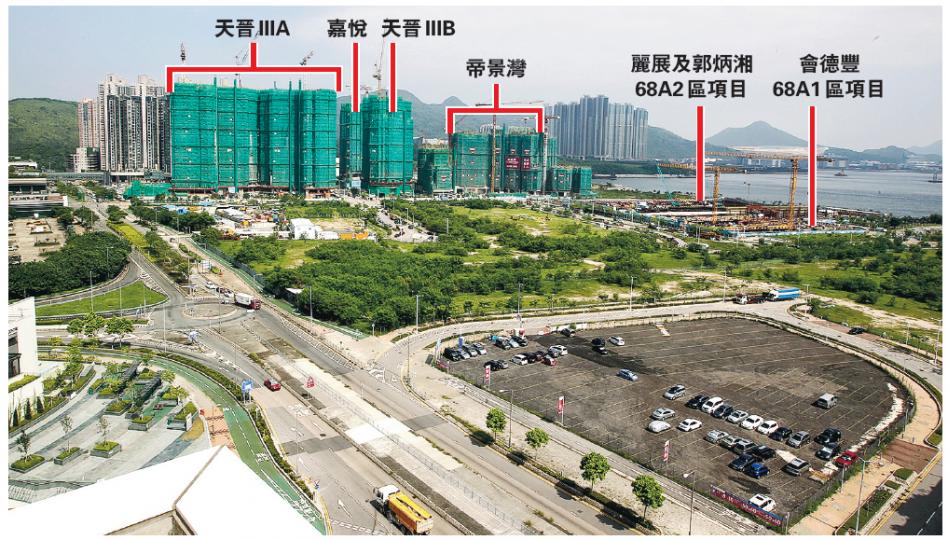 將軍澳南7個新屋苑提供的單位,總數多達4597伙,惟車位則只有1081個,意味車位、住宅比例為1:4,相信區內居民對車位的需求相當殷切。圖右下方為新地短租的停車場。(郭慶輝攝) 位於調景嶺翠善街的威信停車場,私家車位現時以月租2000元作招徠;區內代理估計,車位月租稍後有機會調升至逾3000餘元市價水平。(郭慶輝攝) 將軍澳南7個新屋苑提供的單位,總數多達4597伙,惟車位則只有1081個,意味車位、住宅比例為1:4,相信區內居民對車位的需求相當殷切。圖右下方為新地短租的停車場。(郭慶輝攝) 位於調景嶺翠善街的威信停車場,私家車位現時以月租2000元作招徠;區內代理估計,車位月租稍後有機會調升至逾3000餘元市價水平。(郭慶輝攝)