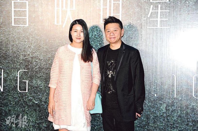 蕭定一在廣州投資2500萬人民幣的影城開業,前晚與太太現身主持大局。(攝影﹕鍾偉茵) 蕭定一在廣州投資2500萬人民幣的影城開業,前晚與太太現身主持大局。(攝影﹕鍾偉茵)