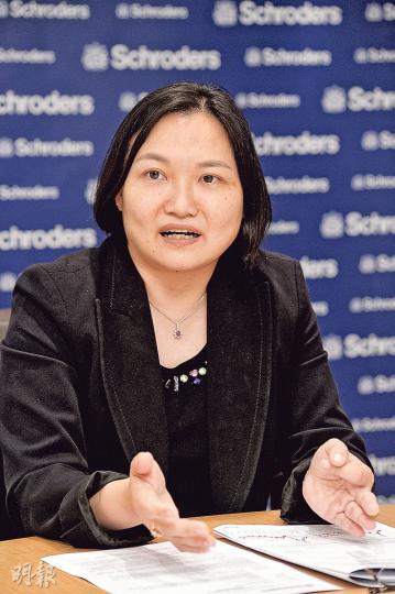 施羅德亞洲（日本除外）股票副主管及大中華股票主管盧偉良表示，港股目前估值吸引，MSCI中國指數已跌至1倍市帳率附近，與2011年10月的低位相若，故市場已反映大部分利淡消息，造就短期的反彈行情。（馮凱鍵攝）