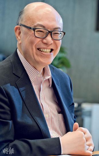 南豐發展董事總經理蔡宏興透露，山頂Mount Nicholson正待批入伙紙，預計可以成為集團明年「頭炮」項目。（劉焌陶攝）