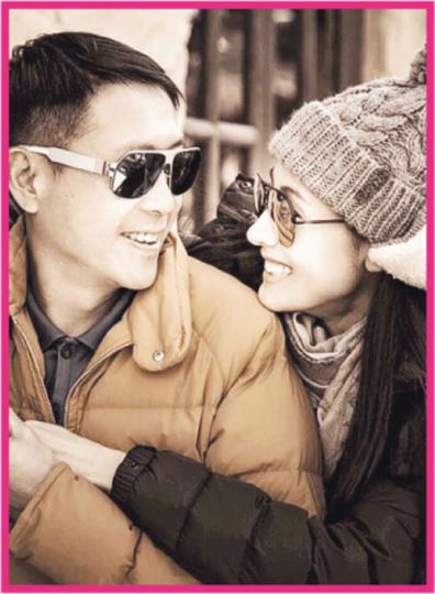李嘉欣與許晉亨結婚7年恩愛如昔。(微博圖片) 李嘉欣與許晉亨結婚7年恩愛如昔。(微博圖片)