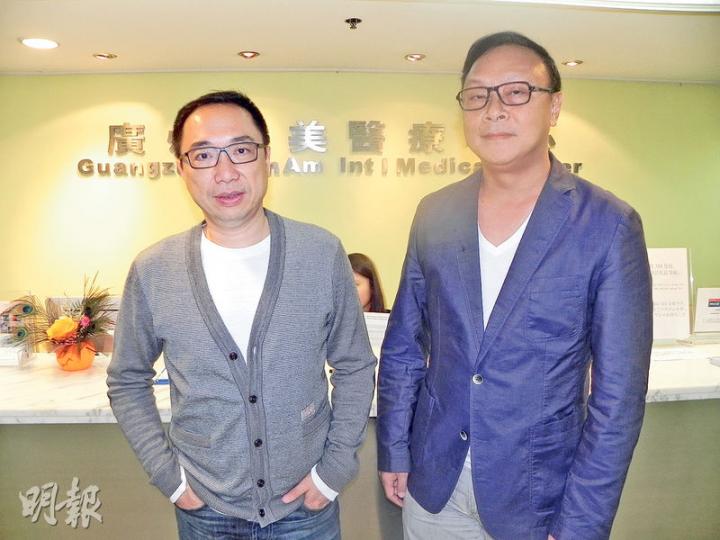 香港醫生蔣忠遠(左)和港人拍檔何浩然開設的醫療中心,與美國等先進國家的醫療機構合作,擔當橋樑角色,為內地患者獲得更先進的精確醫療的機會。 (李泉攝)蔣忠遠和何浩然開設的醫療中心位於廣州五星級花園酒店內,環境舒適,病房的格局亦如酒店套房(下圖),窗外可見酒店的泳池(圖)。(李泉攝) 香港醫生蔣忠遠(左)和港人拍檔何浩然開設的醫療中心,與美國等先進國家的醫療機構合作,擔當橋樑角色,為內地患者獲得更先進的精確醫療的機會。 (李泉攝)蔣忠遠和何浩然開設的醫療中心位於廣州五星級花園酒店內,環境舒適,病房的格局亦如酒店套房(下圖),窗外可見酒店的泳池(圖)。(李泉攝)