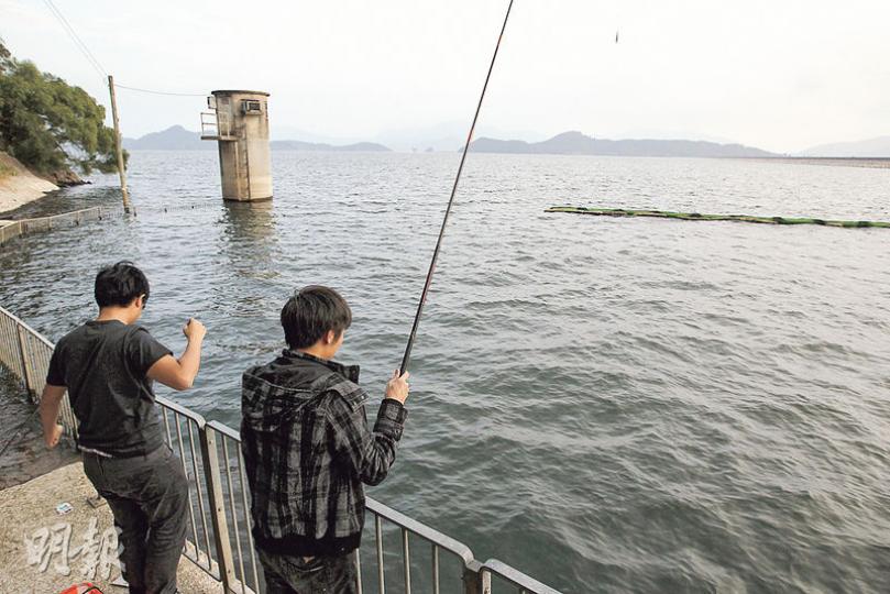 船灣淡水湖(圖)用作儲存東江水,其全氟化合物含量屬調查之冠,昨有市民繼續在水塘邊垂釣。(郭慶輝攝)綠色和平今年7月收集本港5個食用水水塘的水樣本,發現均有全氟化合物(PFCs);他們要求政府建立監察新型化學物制度,同時要求經常採用PFCs的戶外品牌改用其他替代品。圖為綠色和平資深項目主任連佩怡。(葉真真攝) 船灣淡水湖(圖)用作儲存東江水,其全氟化合物含量屬調查之冠,昨有市民繼續在水塘邊垂釣。(郭慶輝攝)綠色和平今年7月收集本港5個食用水水塘的水樣本,發現均有全氟化合物(PFCs);他們要求政府建立監察新型化學物制度,同時要求經常採用PFCs的戶外品牌改用其他替代品。圖為綠色和平資深項目主任連佩怡。(葉真真攝)