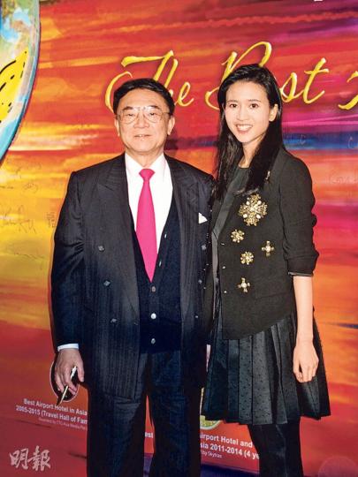 羅寶文和爸爸羅旭瑞一起出席活動。（攝影：鍾一虹）