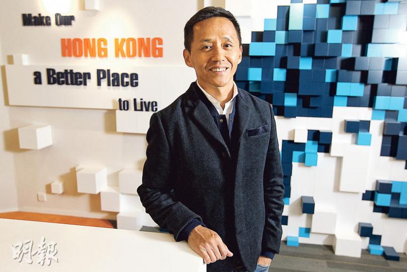 香港寬頻行政總裁楊主光表示，香港用戶對OTT習慣已經改變，我預計未來1至2年內，每個家庭至少訂購一個OTT。（林俊源攝）