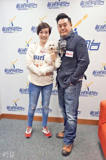 江美儀（左）與麥長青（右）覺得要活在當下。（攝影：柯美）