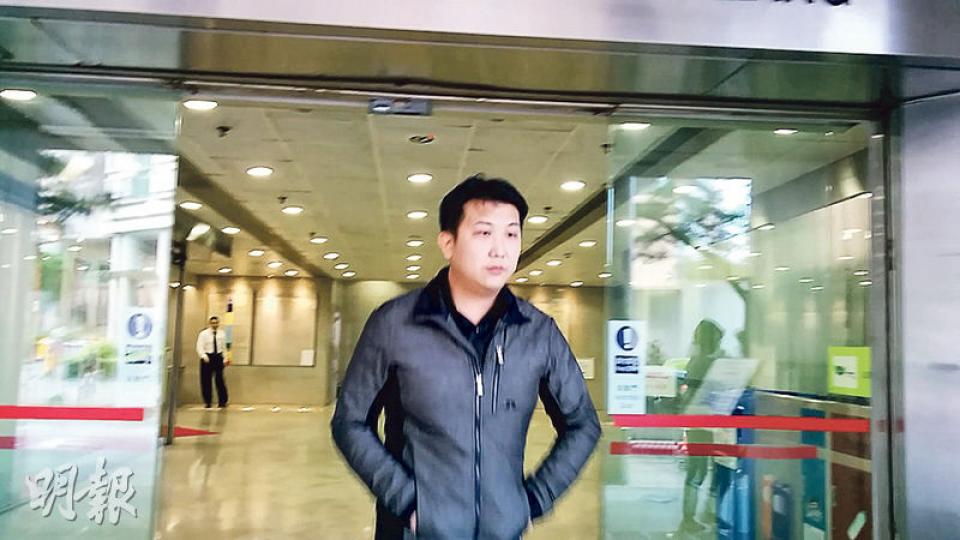 辯方昨多次質疑事主郭銘基（圖）作供時受父親郭匡義指引，又曾在漁護署人員警誡下作供，被父斥「咁蠢，連警誡口供都唔知係乜」。（植敏欣攝）被告蘇紫薇（中）被指其雪橇狗Hero兩度咬傷事主郭銘基的鬆獅狗後頸。（植敏欣攝）