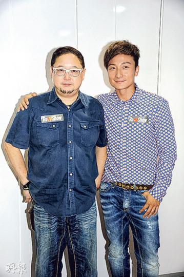 錢國偉與方力申為新戲《綁架丁丁當》谷宣傳。(攝影鎅O者:陳釗) 錢國偉與方力申為新戲《綁架丁丁當》谷宣傳。(攝影鎅O者:陳釗)
