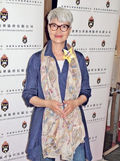 陳敏兒自嘲當年拍攝《薛丁山征西》時的樣子似叉燒包。(攝影鎅O者:阿美) 陳敏兒自嘲當年拍攝《薛丁山征西》時的樣子似叉燒包。(攝影鎅O者:阿美)
