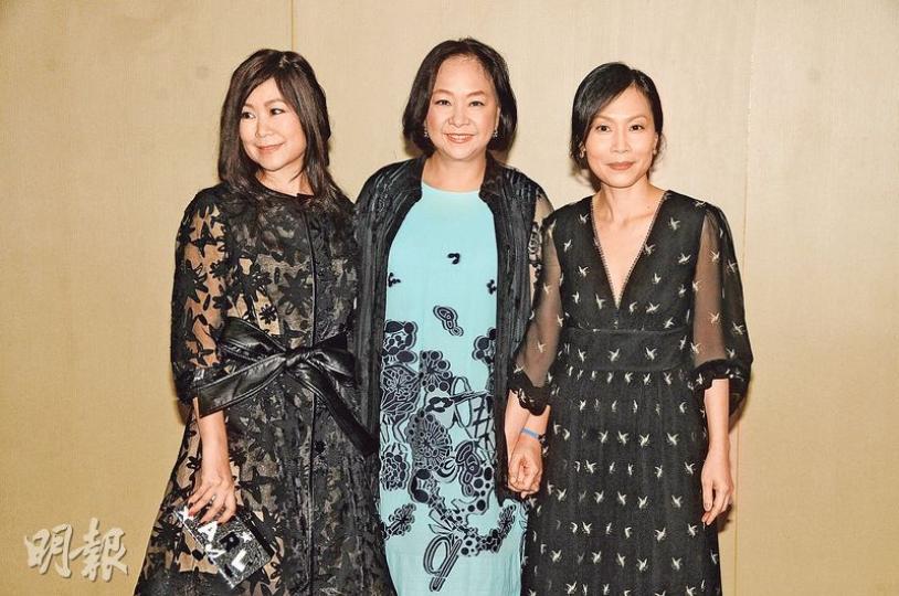 林志美(左起)、陳秋霞及彭羚為母校出一分力。(攝影/記者:孫華中) 林志美(左起)、陳秋霞及彭羚為母校出一分力。(攝影/記者:孫華中)