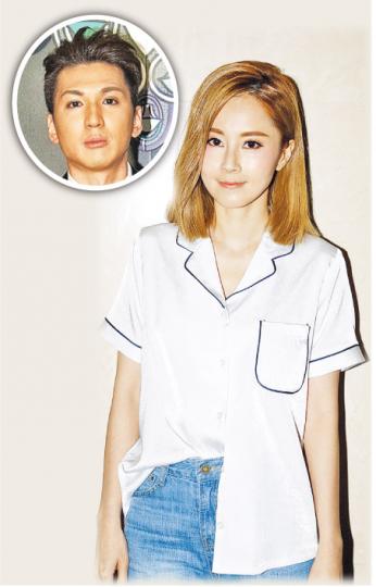 傅穎對於被指跟王大業(圓圖)拍拖覺得很搞笑。(攝影鎅O者:梁榮達) 傅穎對於被指跟王大業(圓圖)拍拖覺得很搞笑。(攝影鎅O者:梁榮達)
